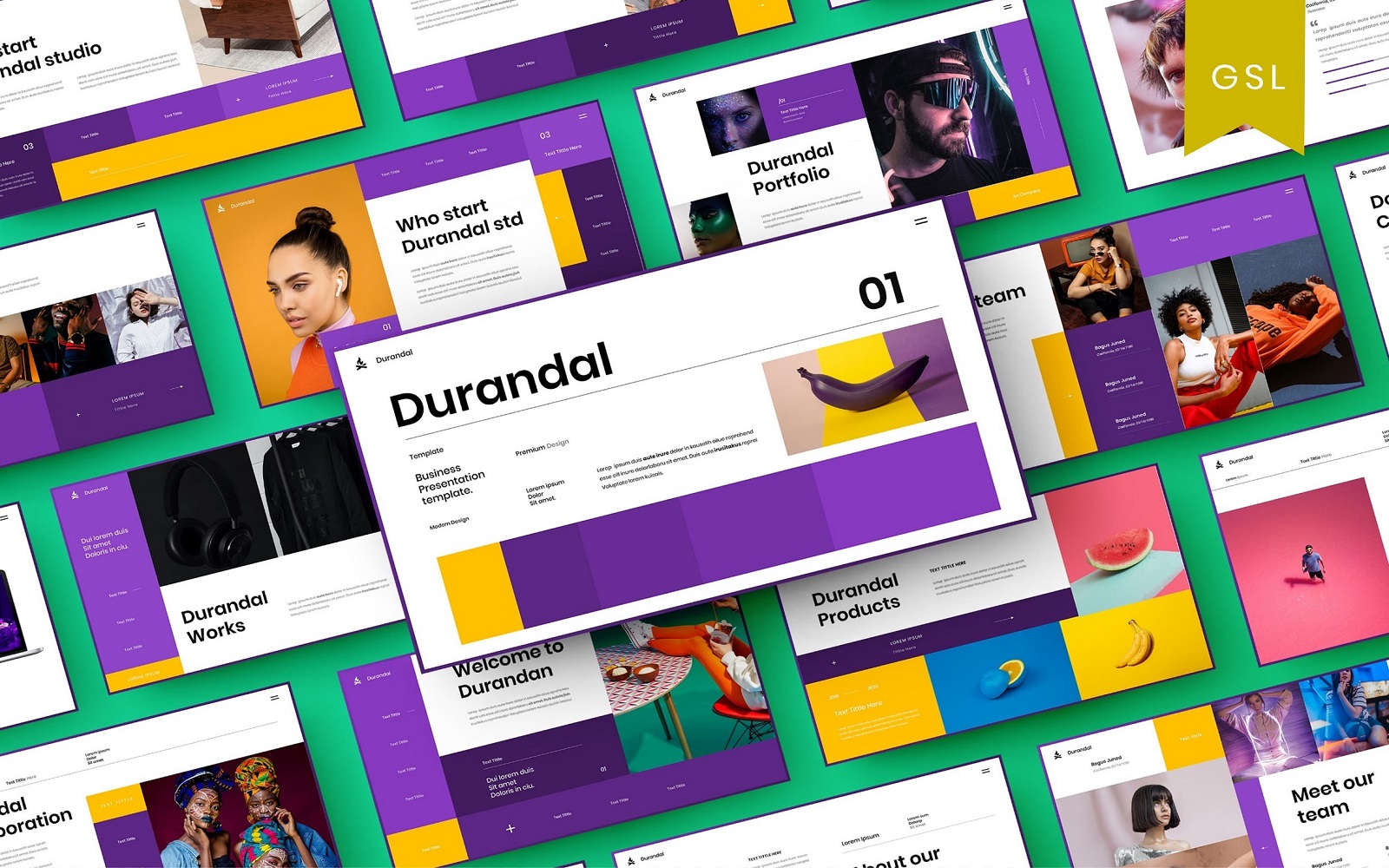 Durandal - Business Google Slide Template