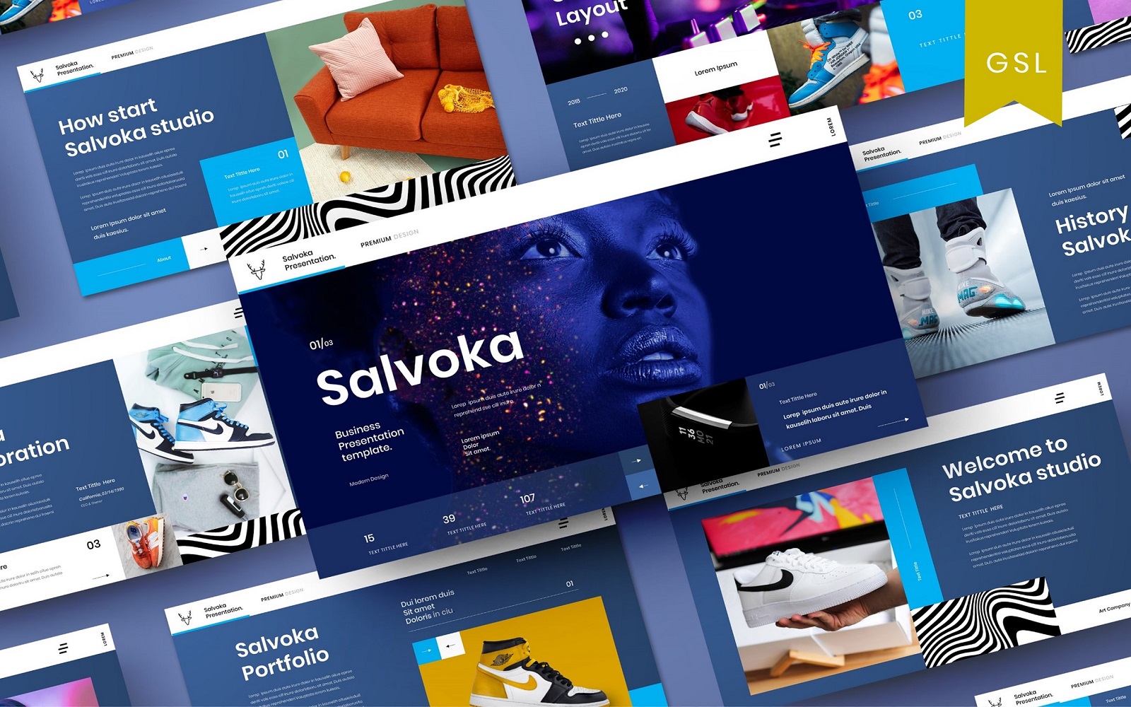 Salvoka - Business Google Slide Template