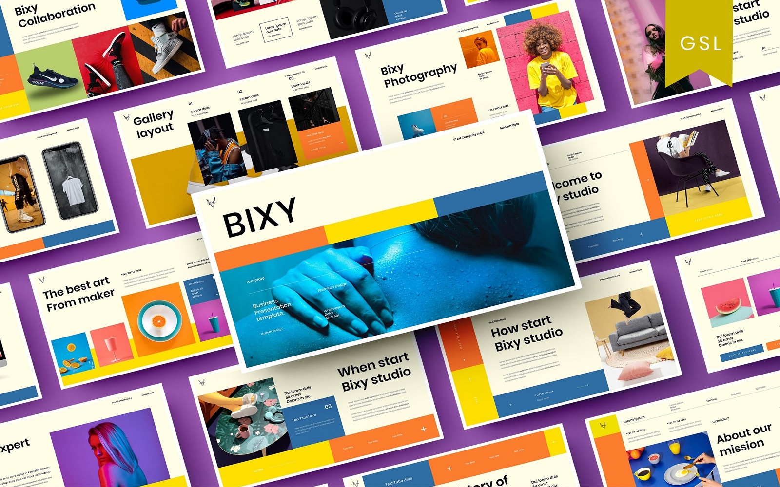 Bixy - Business Google Slide Template