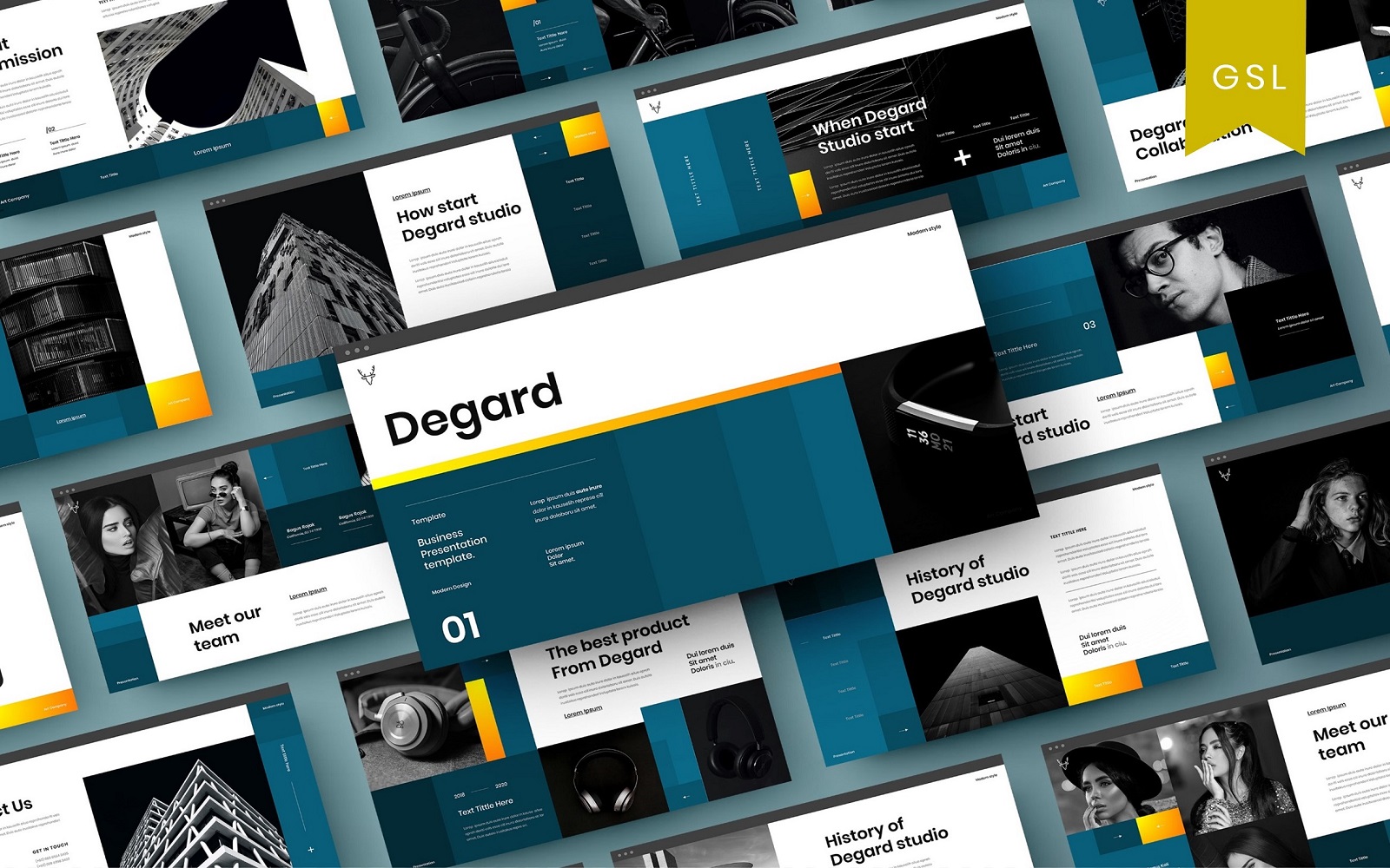 Degard - Business Google Slide Template