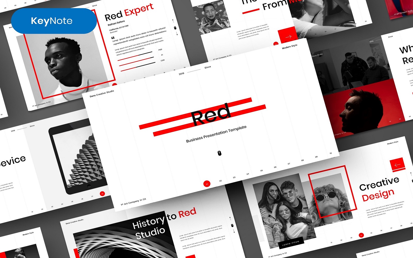 Red – Business Keynote Template