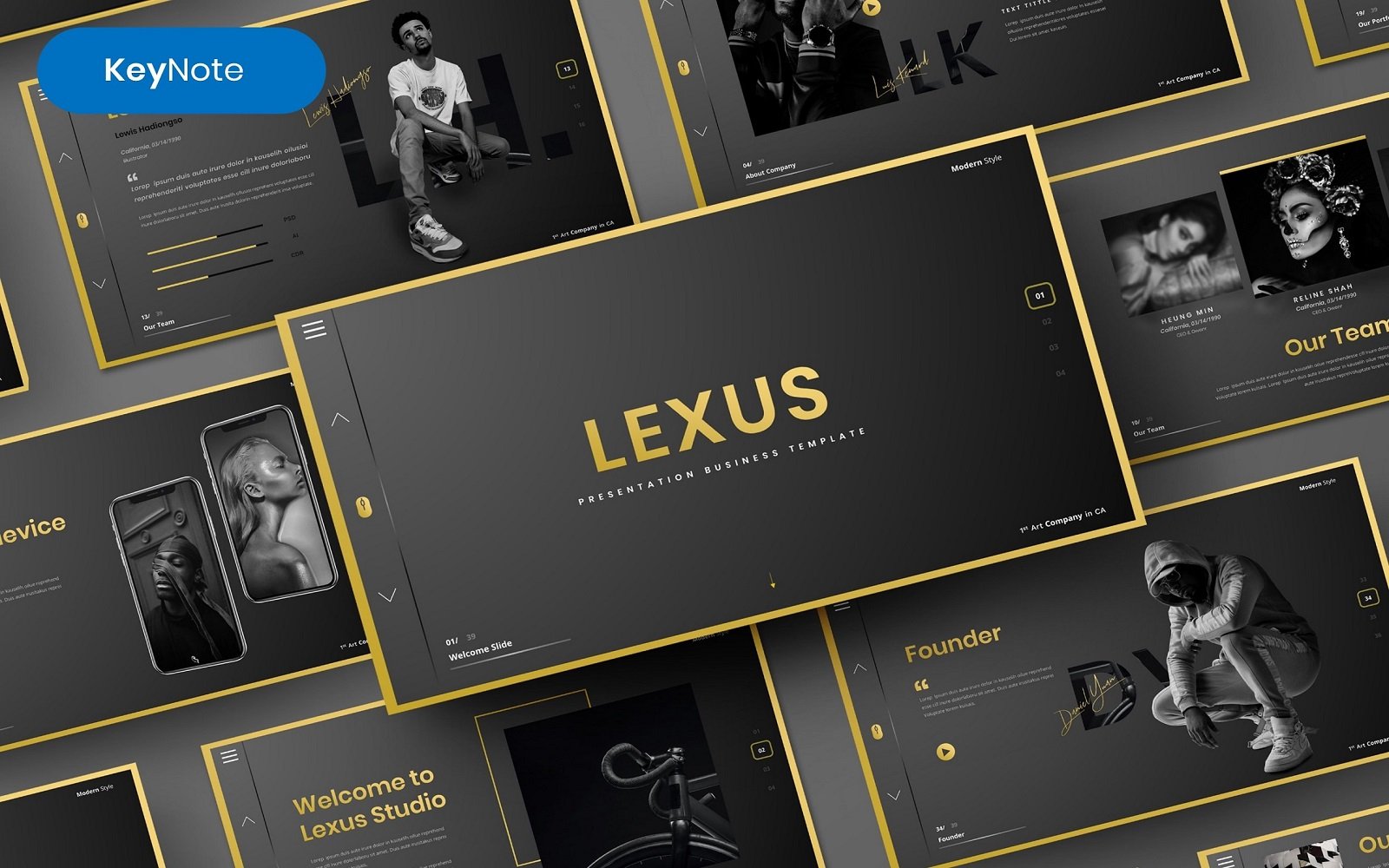 Lexus – Business Keynote Template*