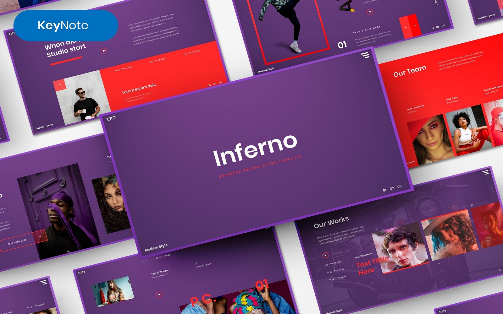 Inferno – Business Keynote Template