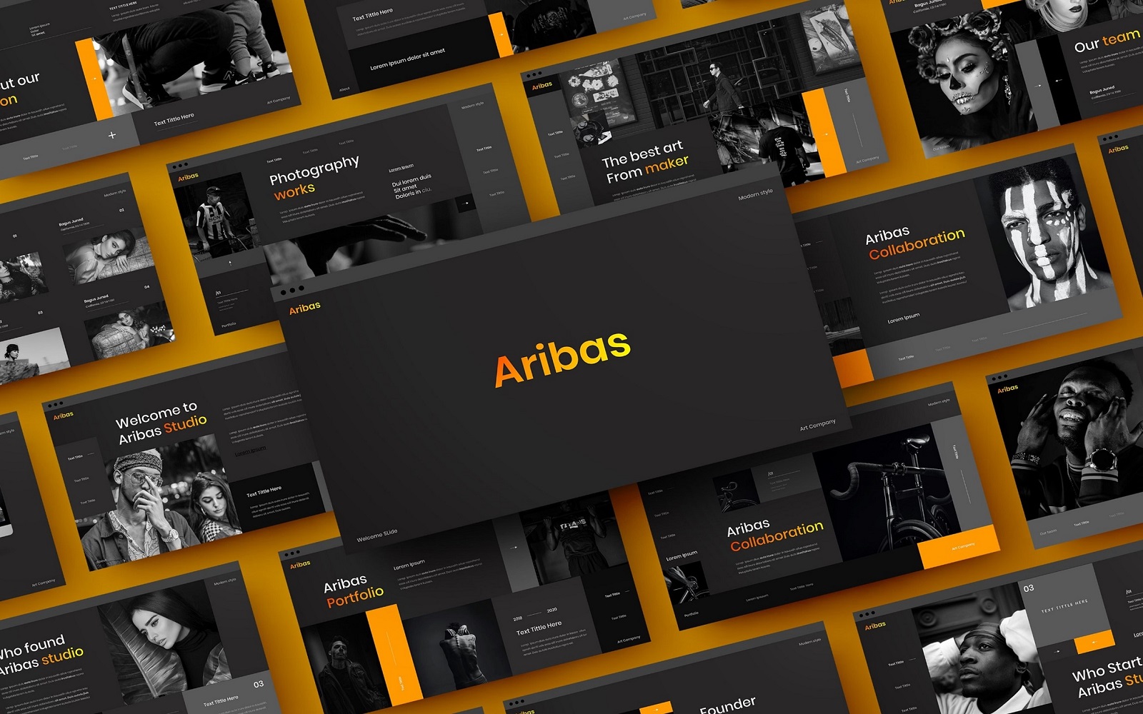 Aribas - Business Keynote Template