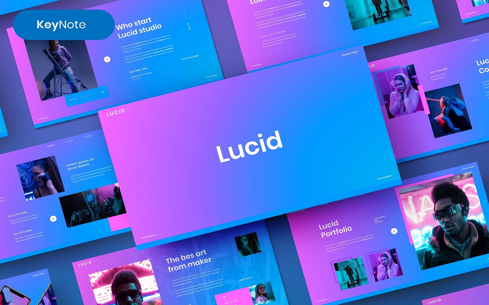 Lucid – Business Keynote Template