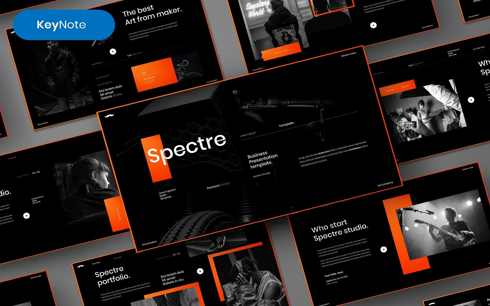 Spectre – Business Keynote Template