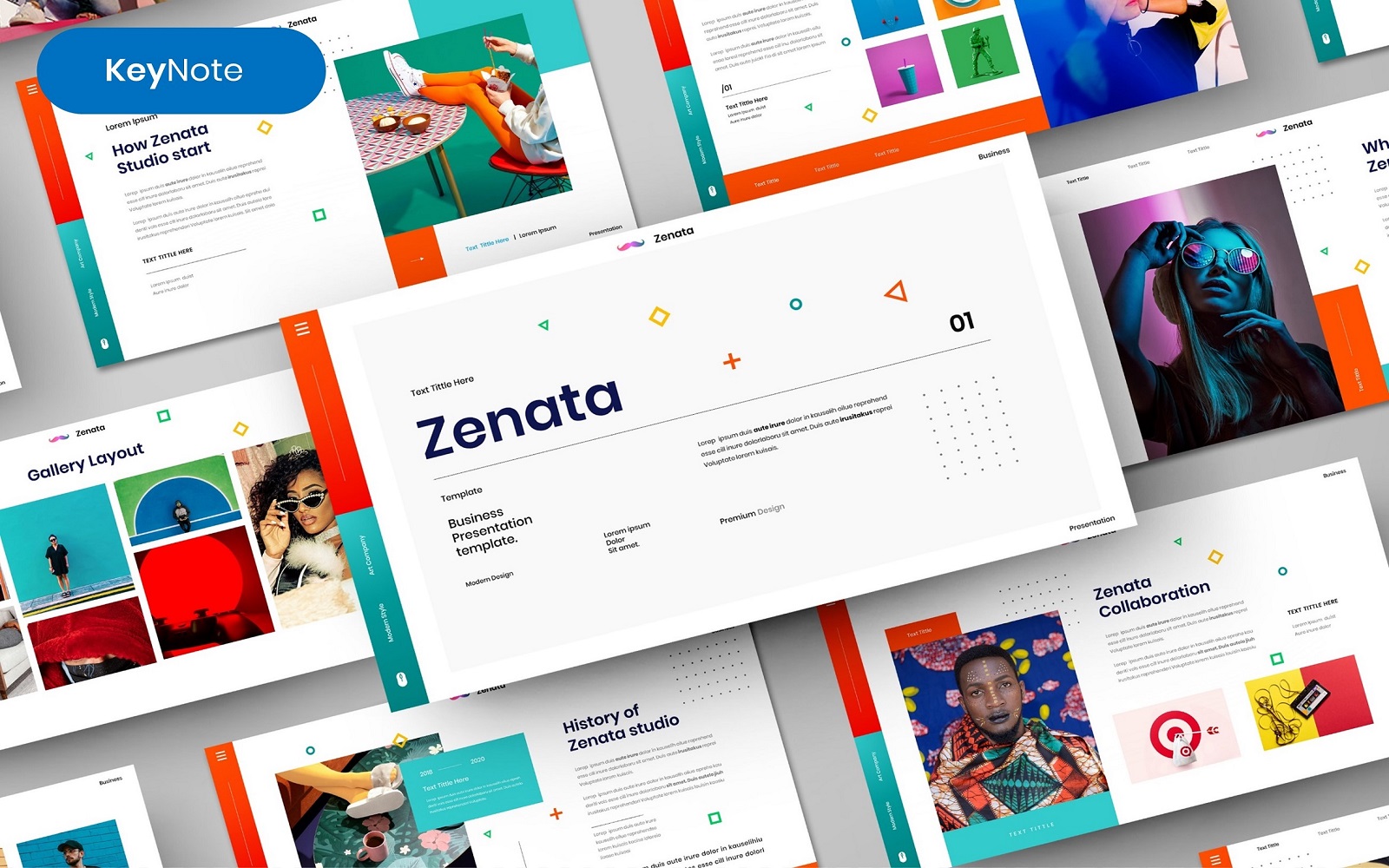 Zenata – Business Keynote Template