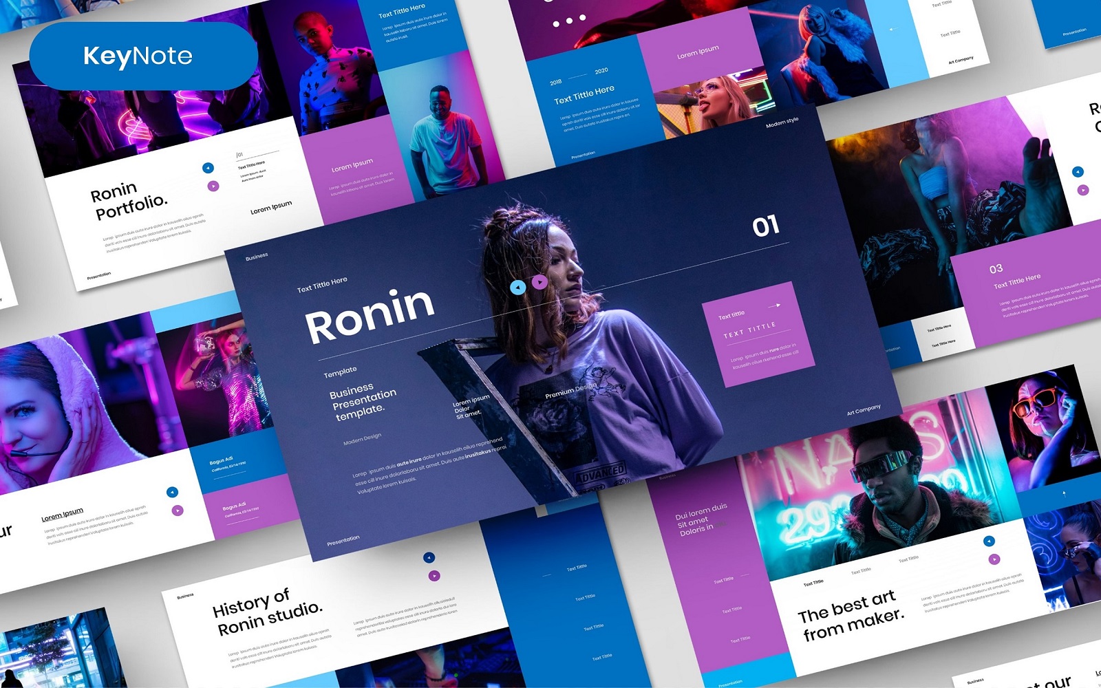 Ronin – Business Keynote Template