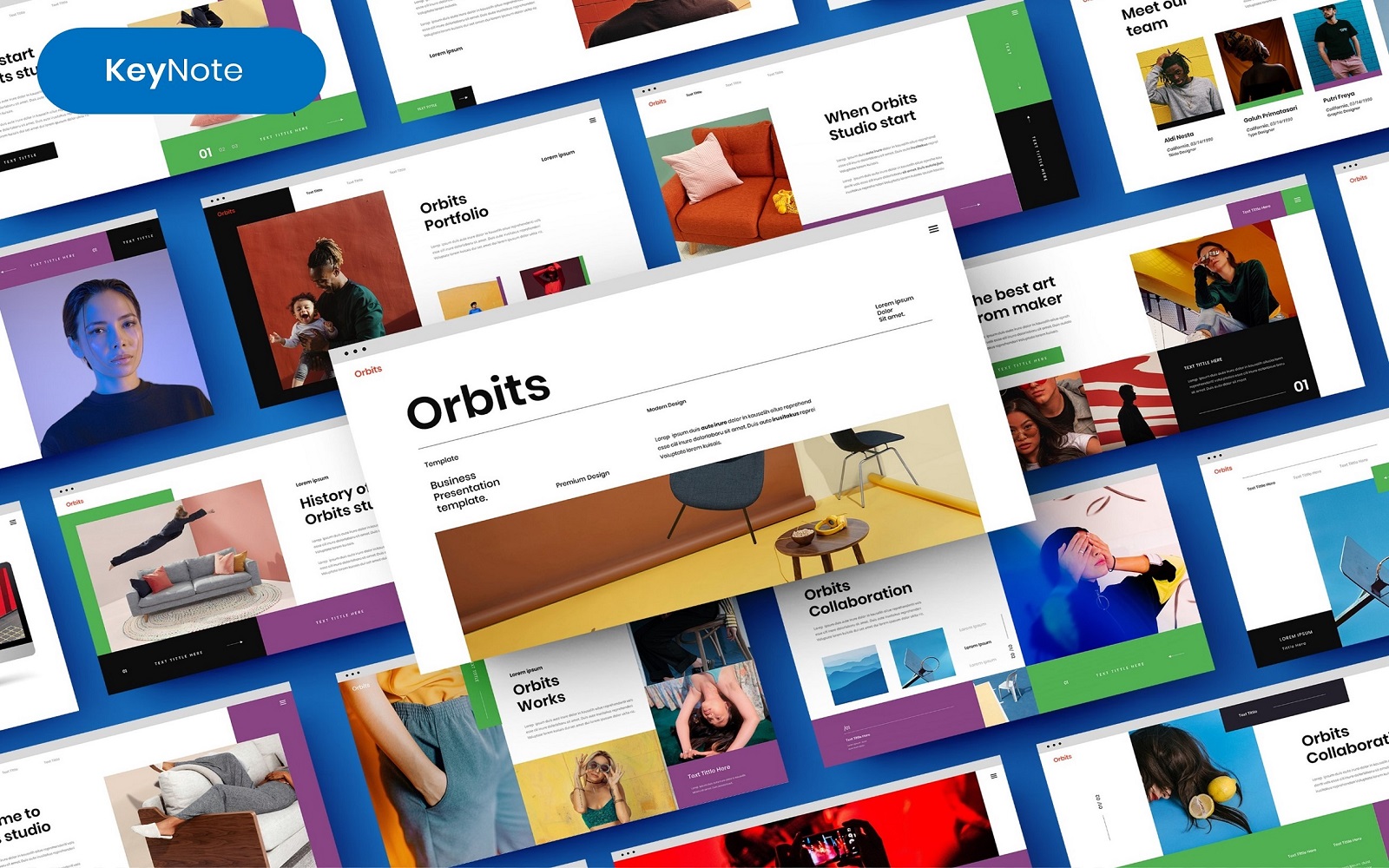 Orbits – Business Keynote Template