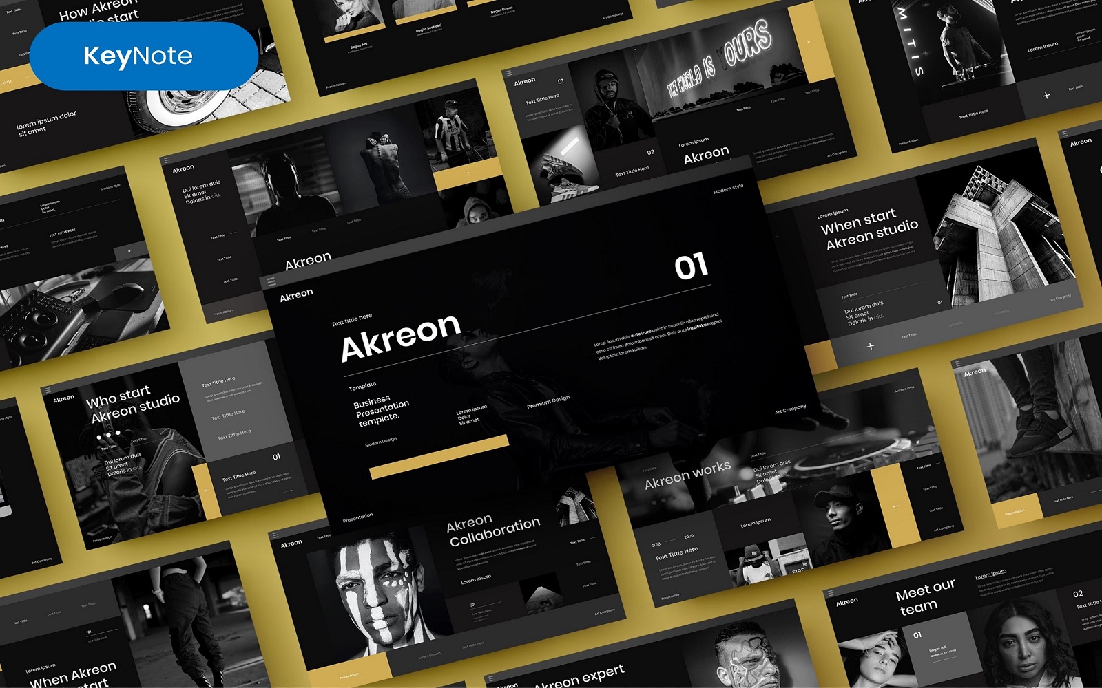 Akreon – Business Keynote Template