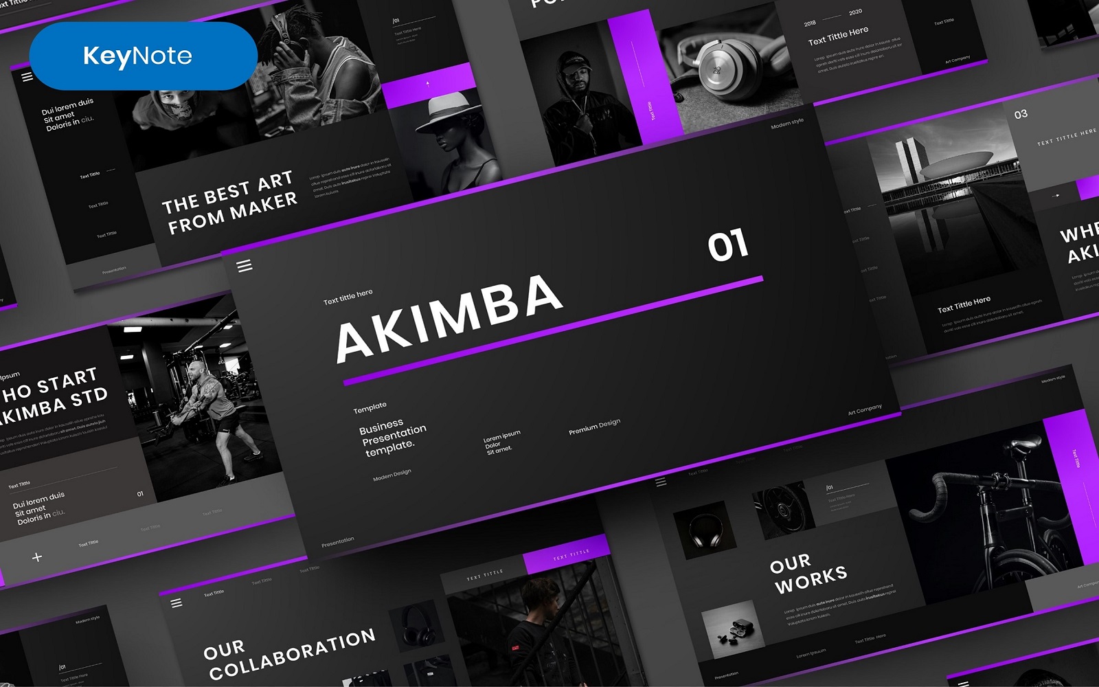 Akimba – Business Keynote Template
