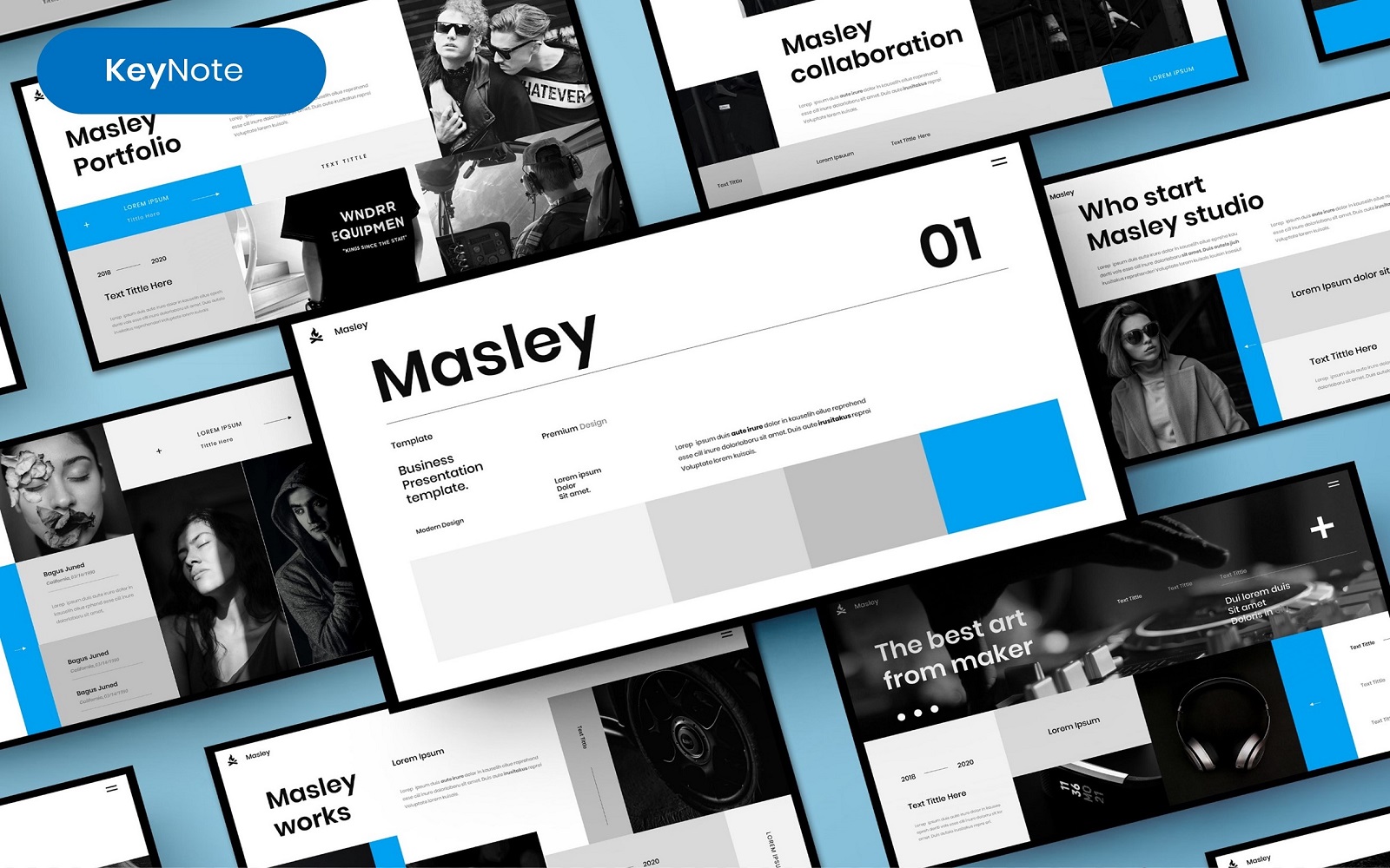 Masley – Business Keynote Template