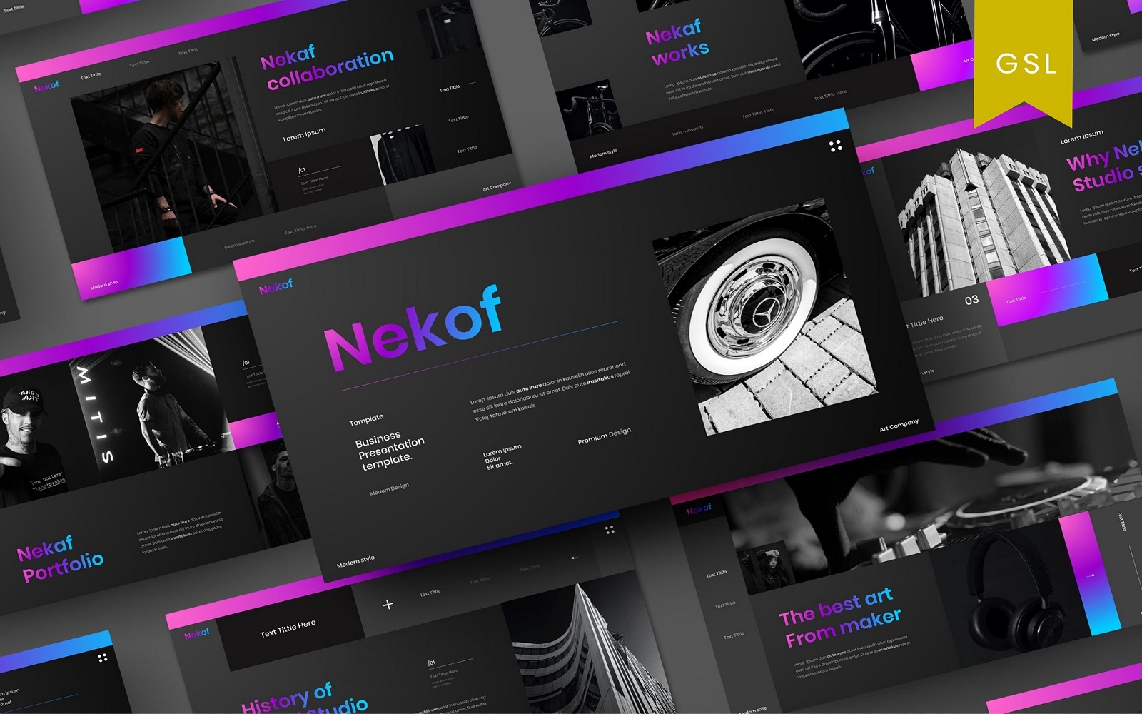 Nekof – Business Keynote Template