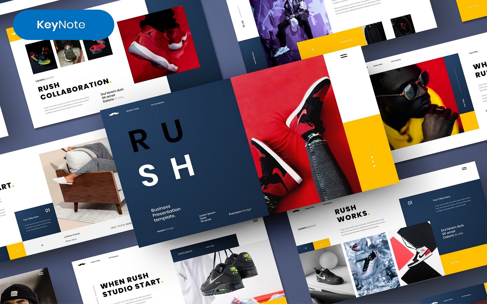 Rush – Business Keynote Template