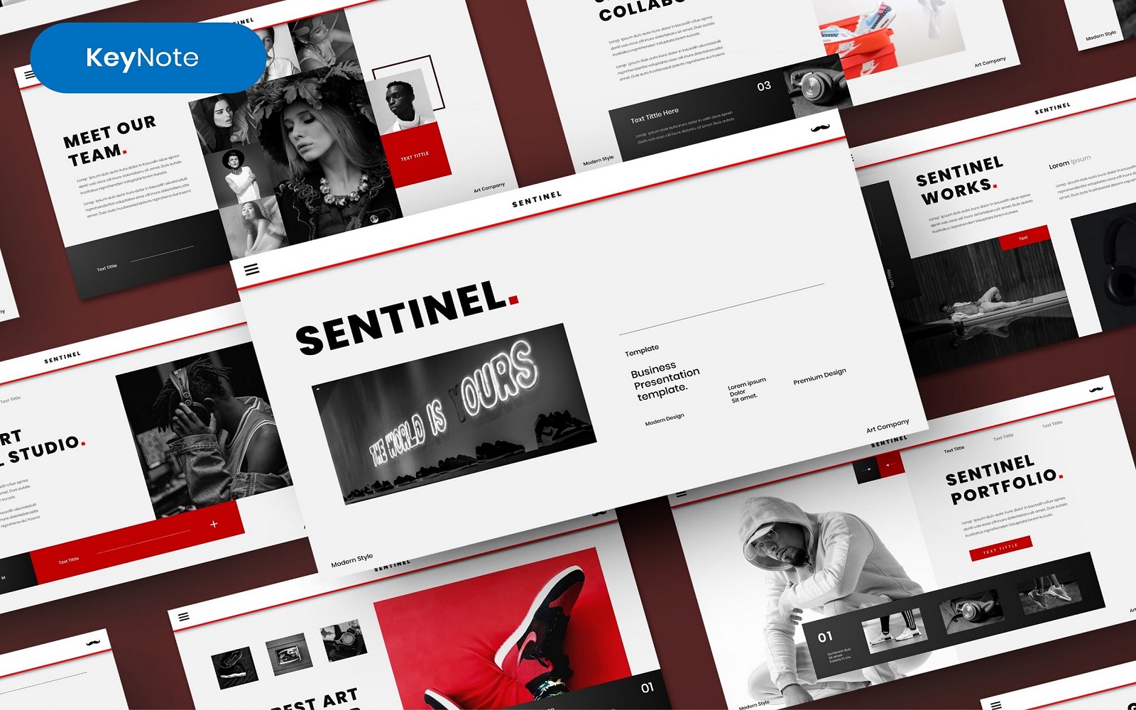 Sentinel – Business Keynote Template