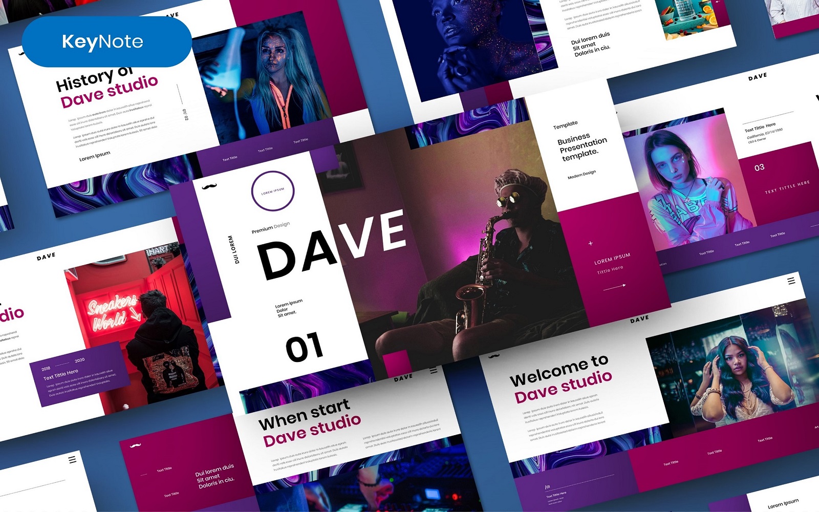 Dave – Business Keynote Template