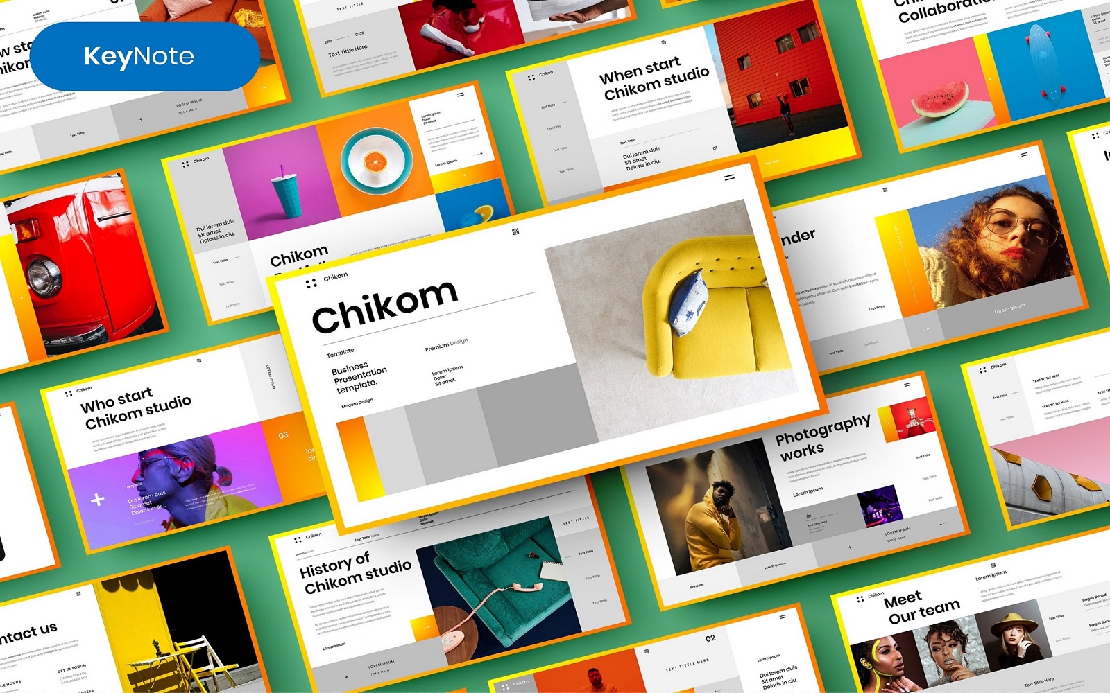 Chikom – Business Keynote Template