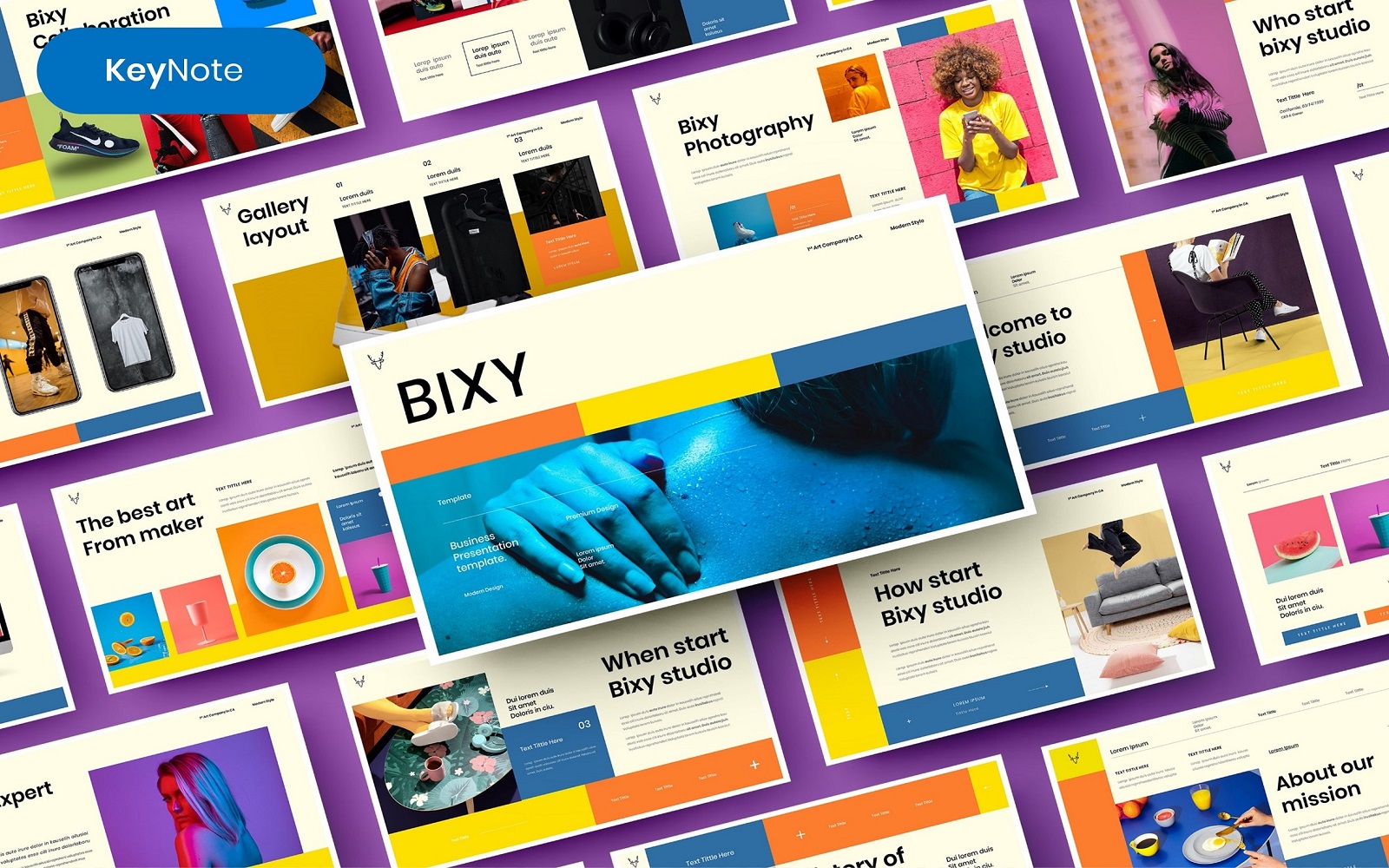 Bixy – Business Keynote Template