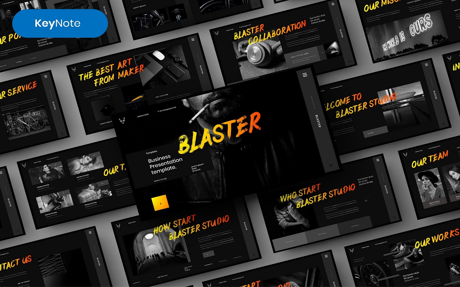 Blaster – Business Keynote Template