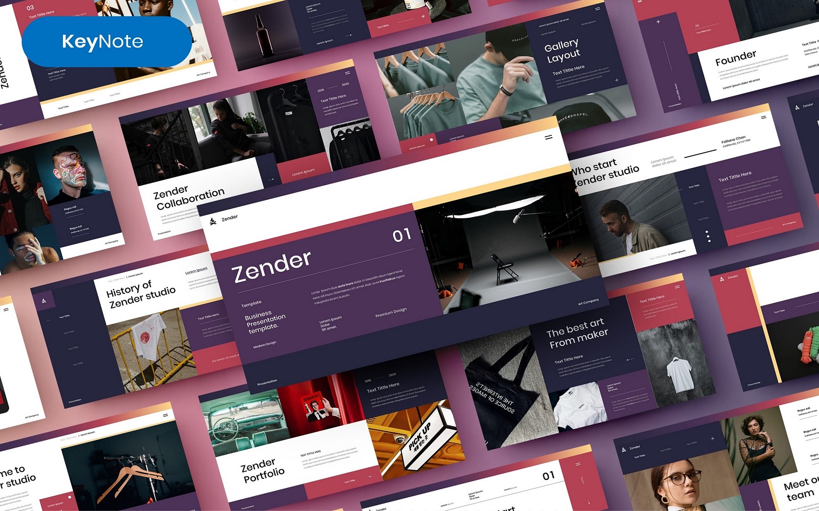 Zender – Business Keynote Template