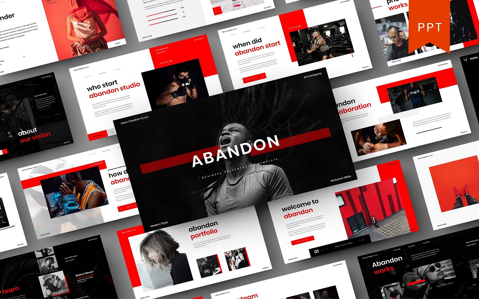 Abandon – Business PowerPoint Template