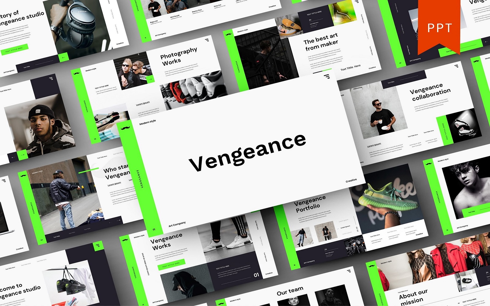Vengeance – Business PowerPoint Template