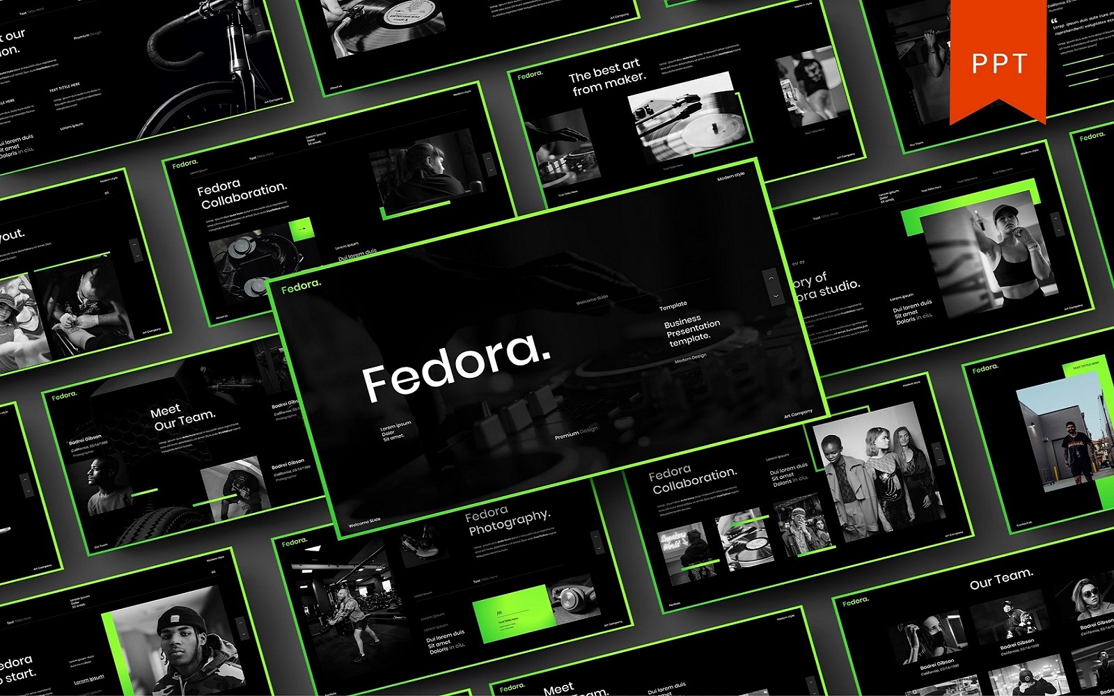 Fedora - Business PowerPoint Template