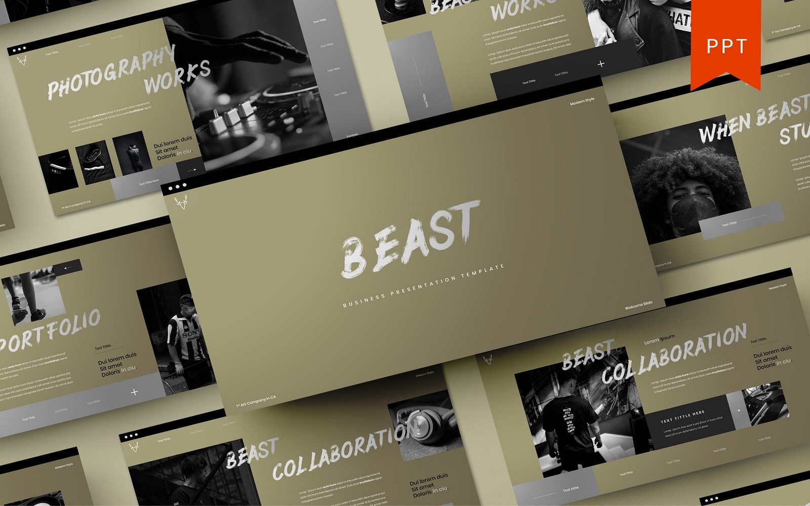 Beast - Business PowerPoint Template