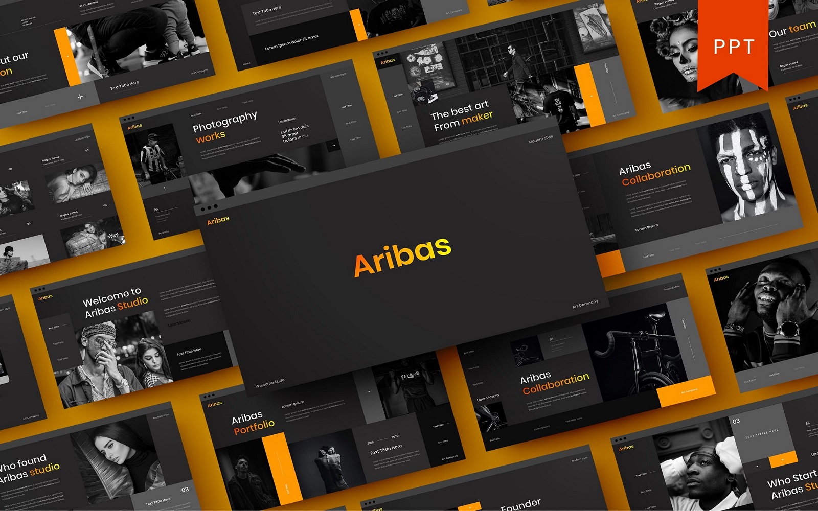 Aribas - Business PowerPoint Template