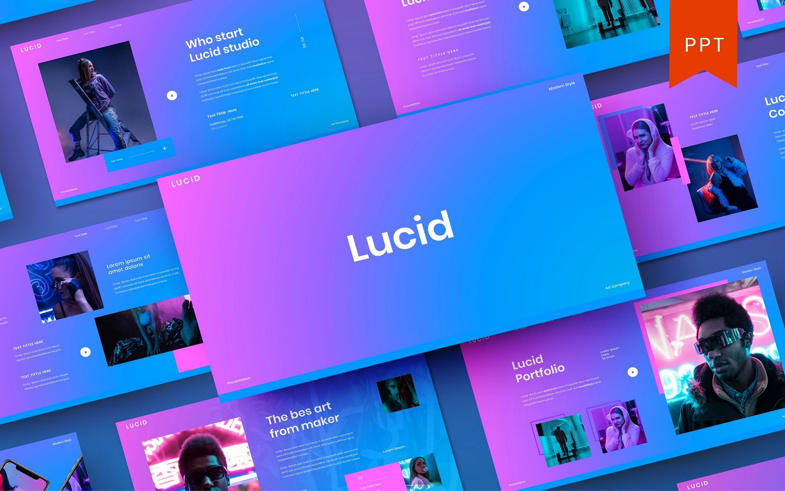 Lucid – Business PowerPoint Template