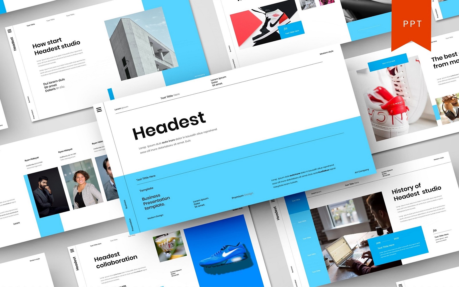 Headest – Business PowerPoint Template