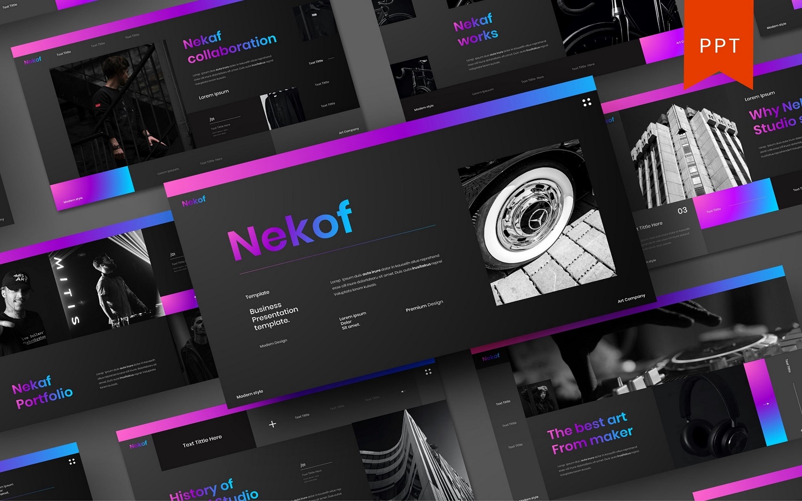 Nekof – Business PowerPoint Template
