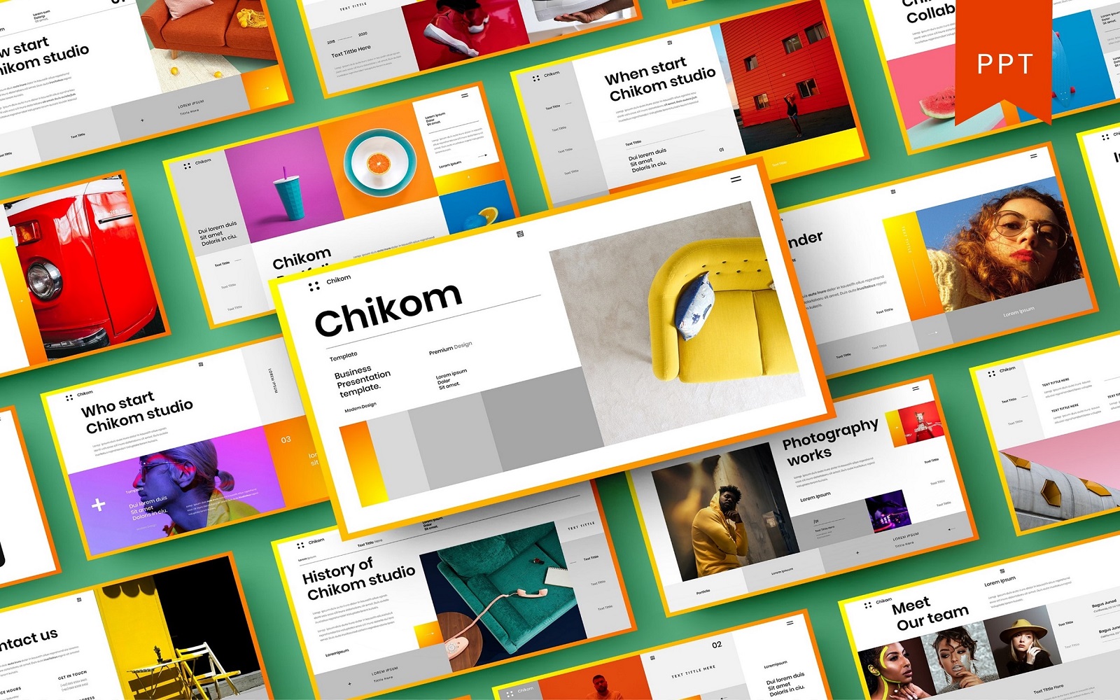 Chikom – Business PowerPoint Template