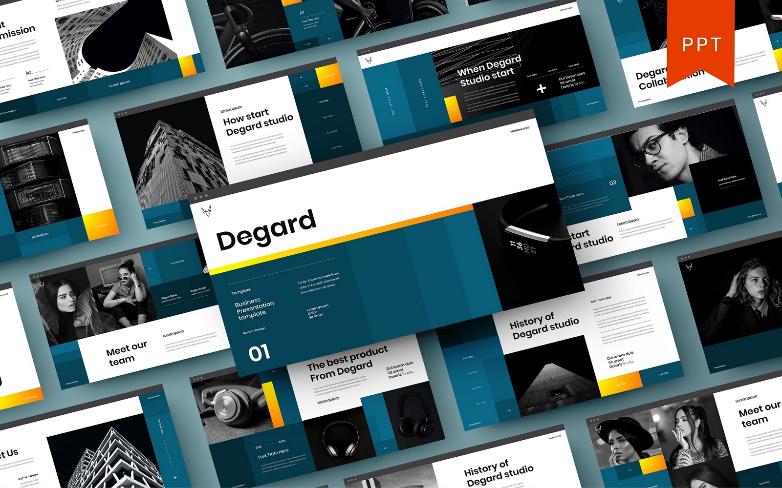 Degard – Business PowerPoint Template