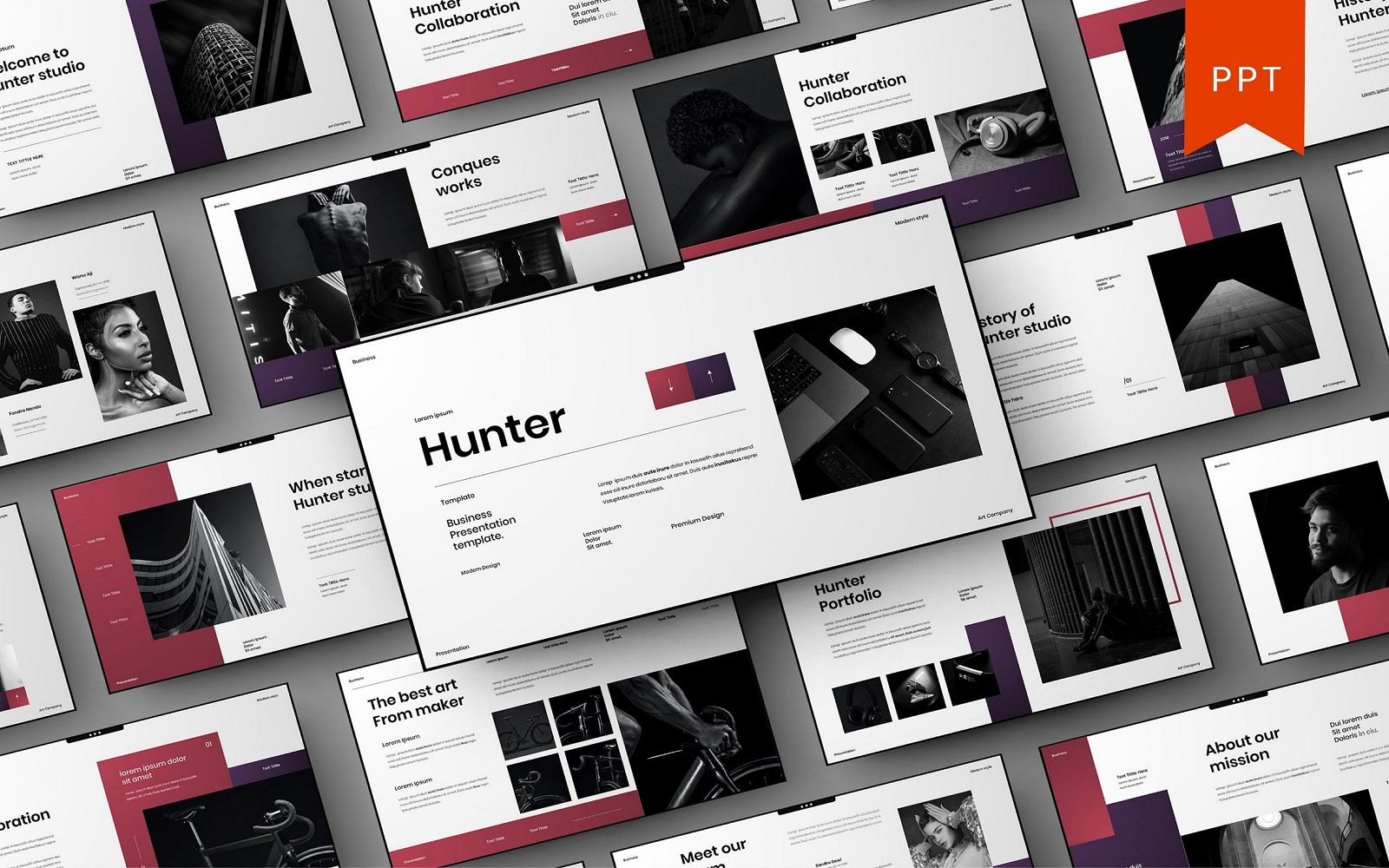 Hunter – PowerPoint Template