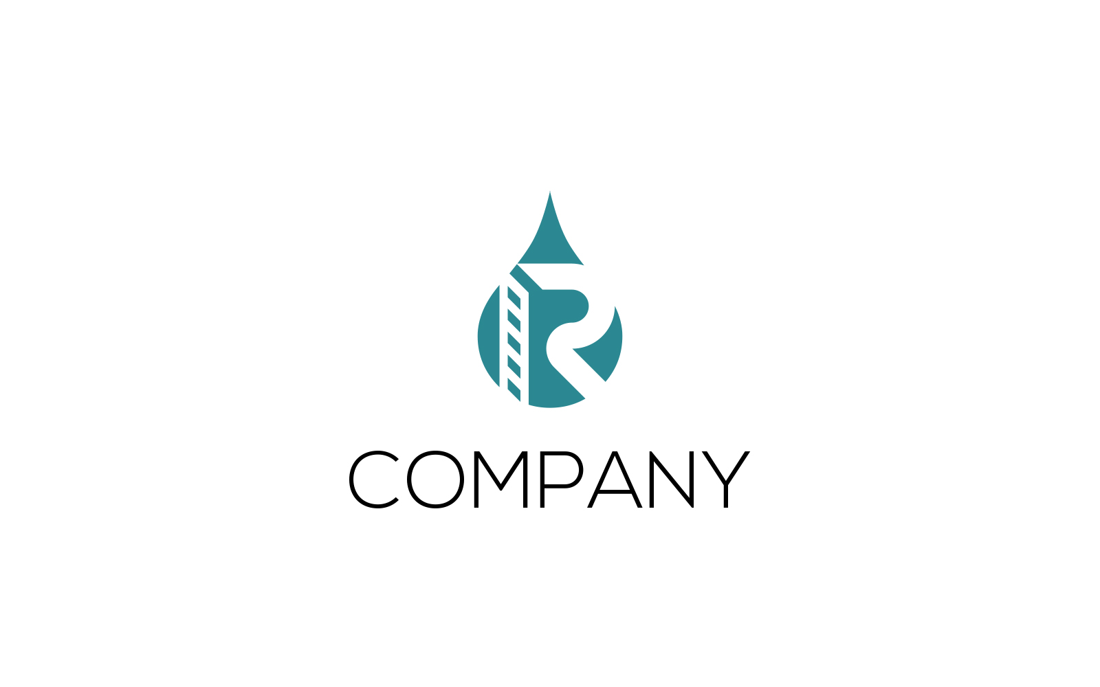 R Oil Logo | Letter R Oil Logo