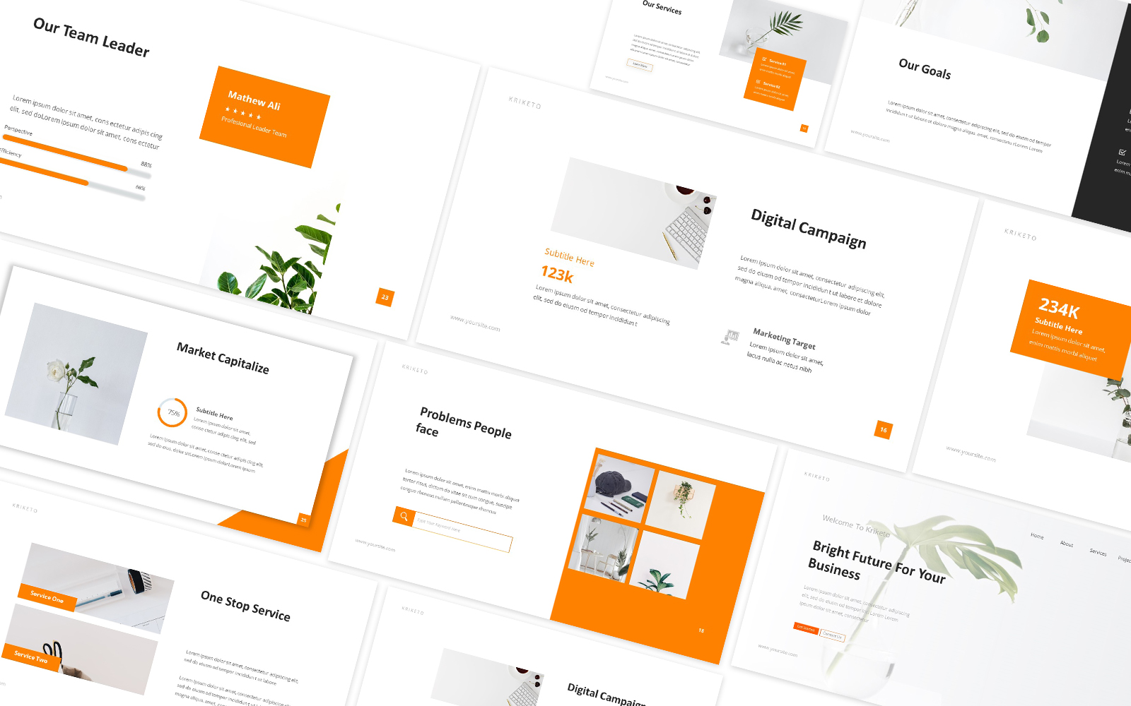 Kriketo Business Powerpoint Template