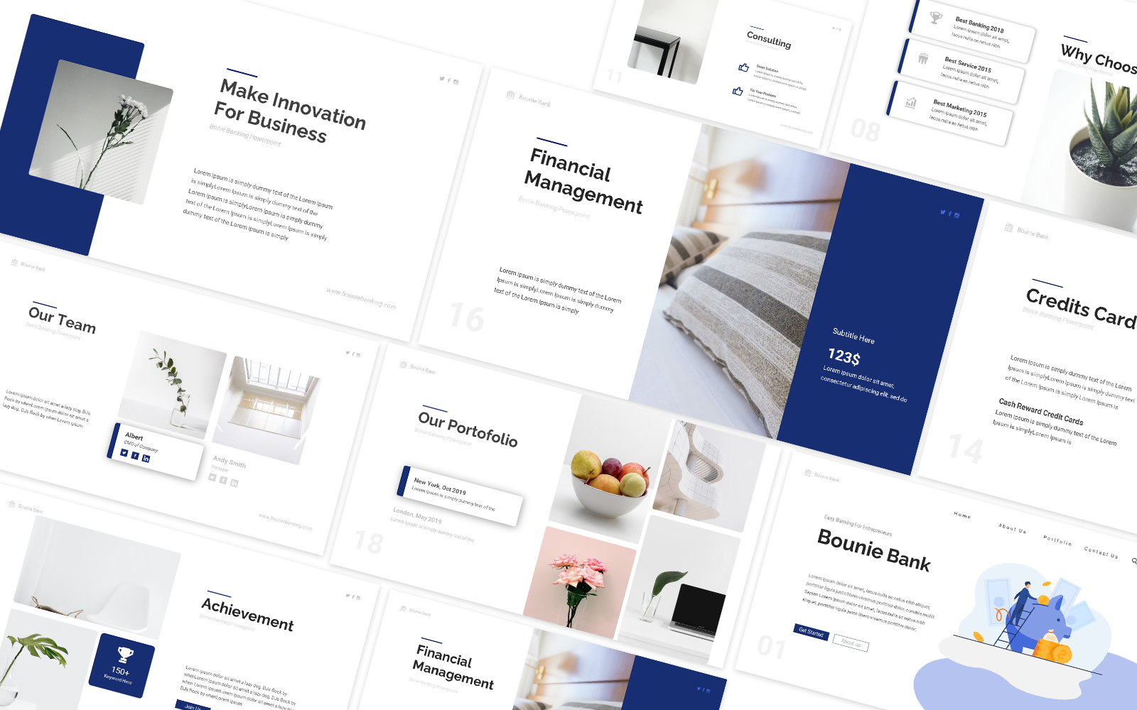 Bounie Company Profile Powerpoint Template