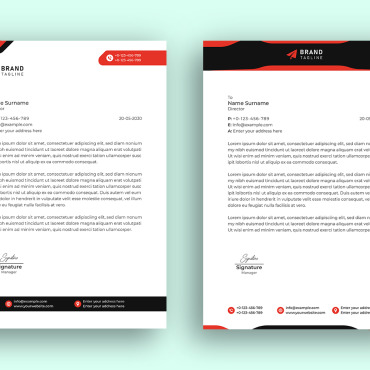 Letterhead Business Corporate Identity 247003