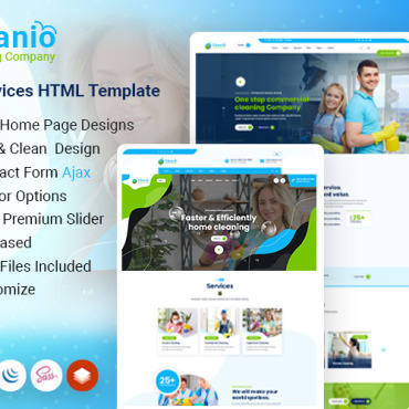 Cleaning Cleaning Responsive Website Templates 247079