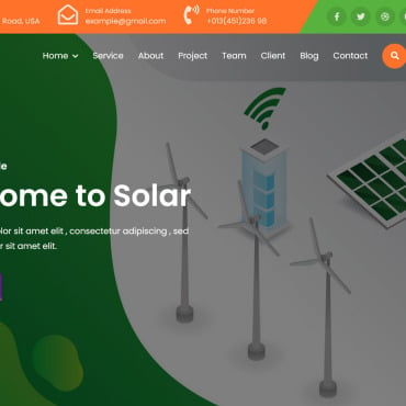 Energy Eco Landing Page Templates 247082