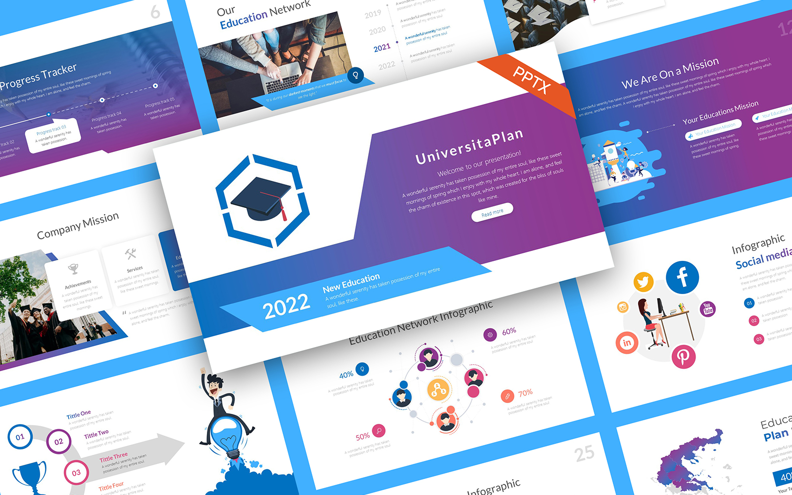 Universita Education PowerPoint Template