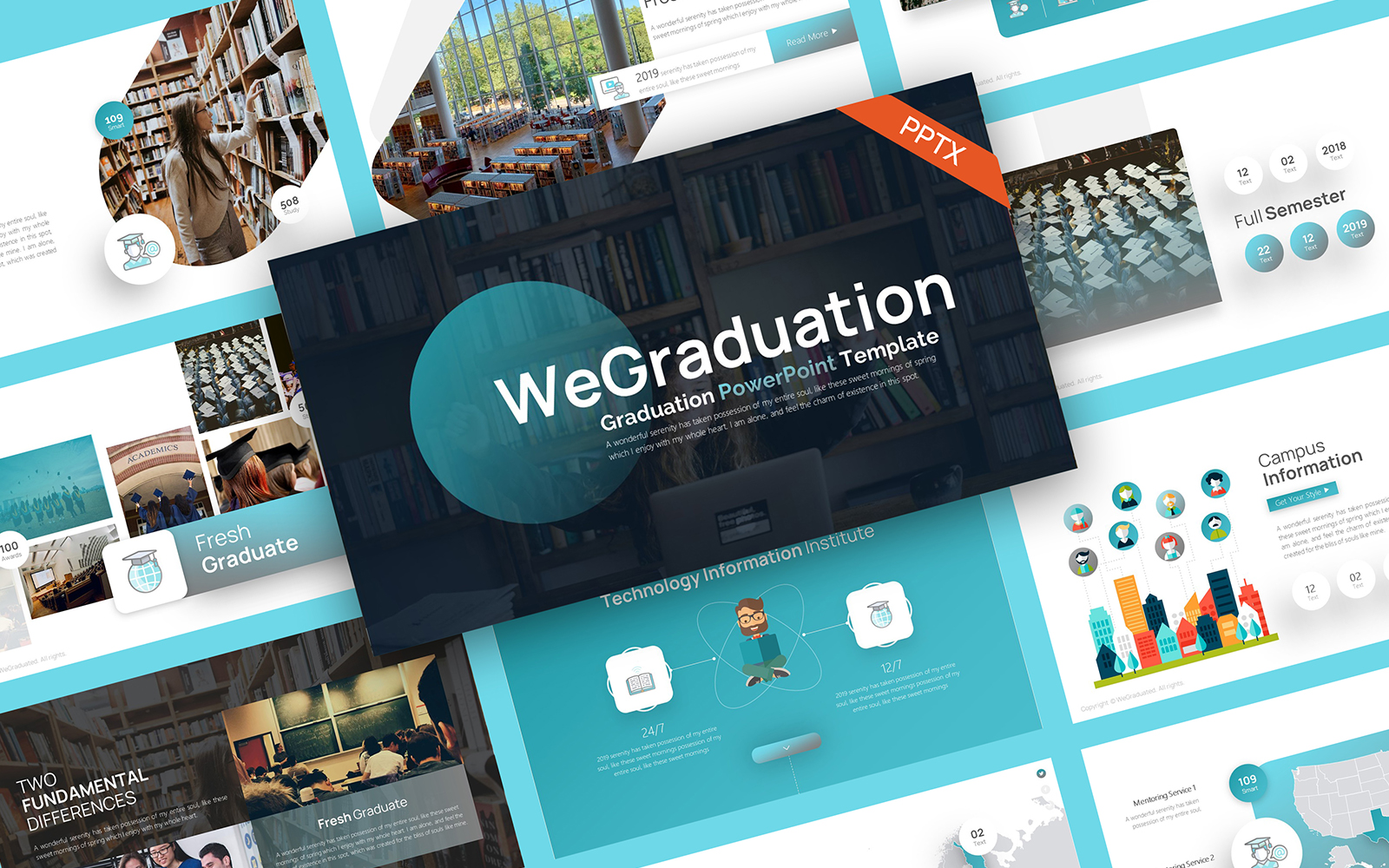 WeGraduatian Graduation PowerPoint Template