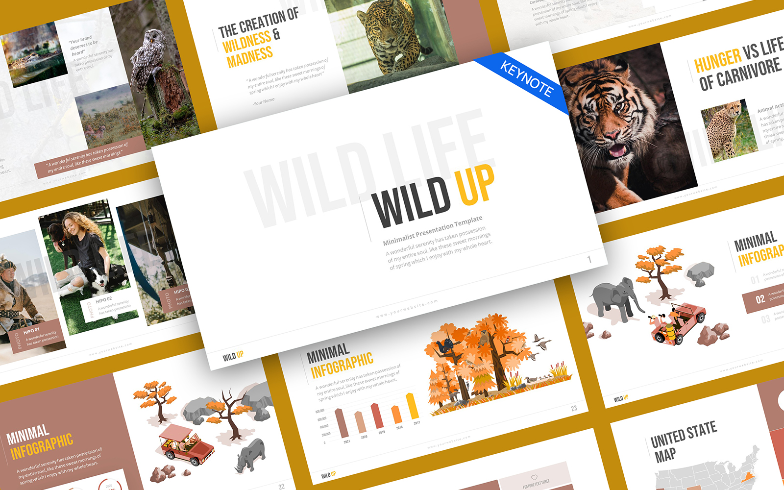 WildUp Nature Professional Keynote Template