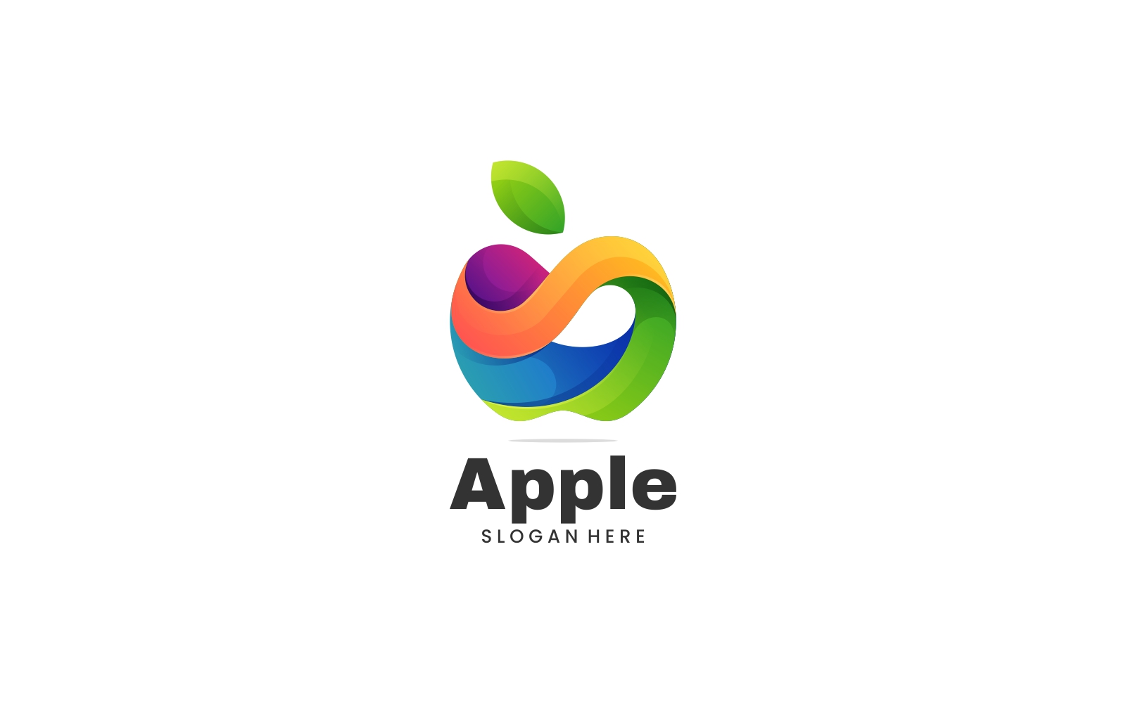 Apple Gradient Colorful Logo