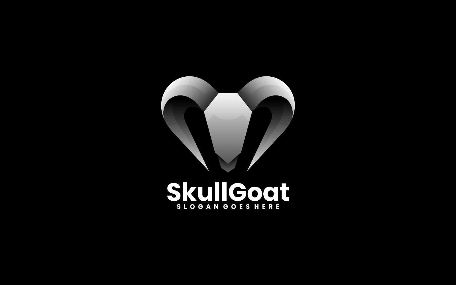 Vector Goat Gradient Logo Design