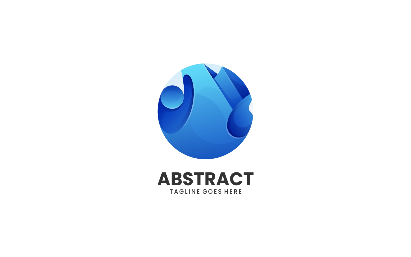 Vector Abstract Circle Gradient Logo