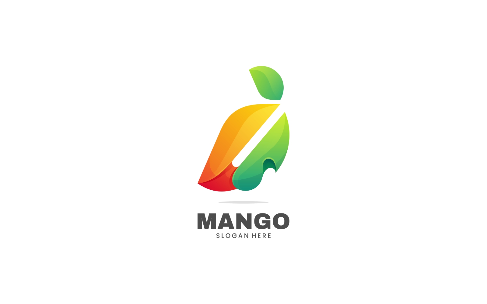 Mango Gradient Colorful Logo Design
