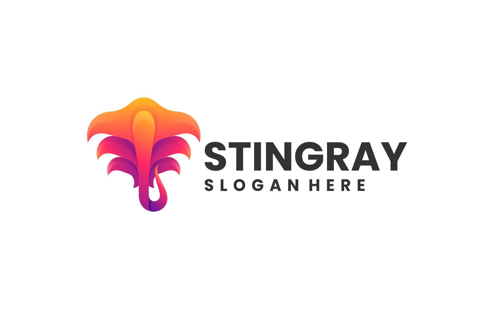 Stingray Gradient Colorful Logo Style
