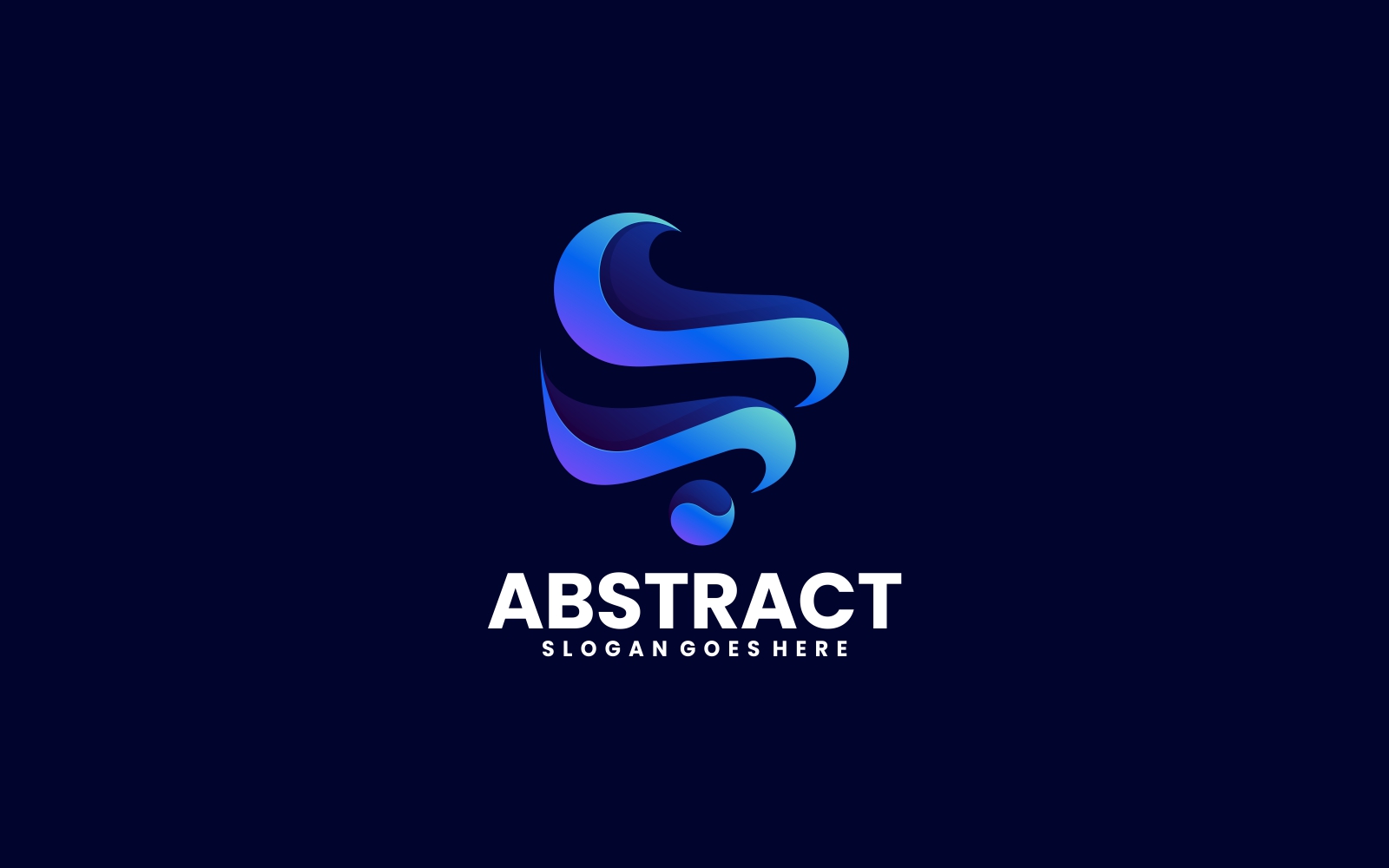 Vector Logo Abstract Gradient Template